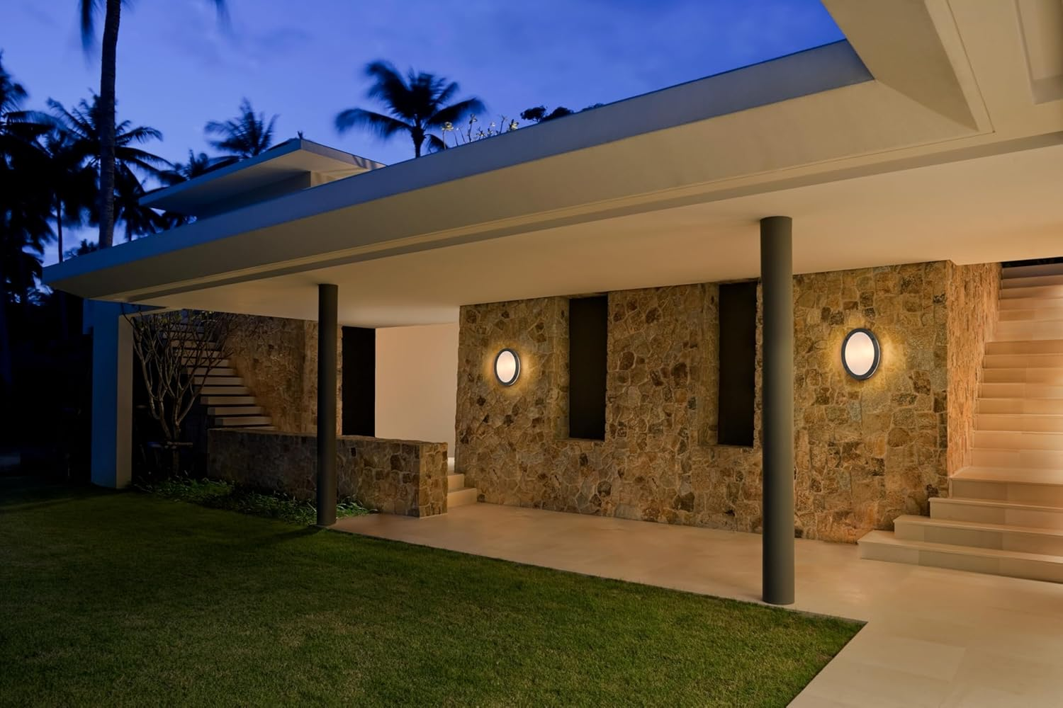 OSRAM Endura Classic Orbi W Outdoor Light, Wall Light, E27 Socket, Dark Grey, Aluminium, Quick & Easy Installation, Frosted Diffuser, IP65 Protection Class, Outdoor Use image number 1