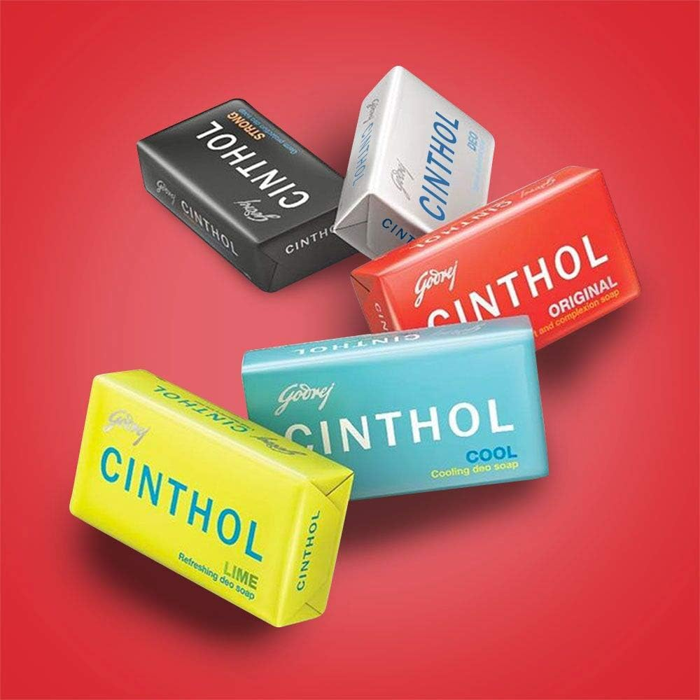 Cinthol Original Bath Soap - 99.9% Germ Protection, 100G (Pack of 8) image number 4
