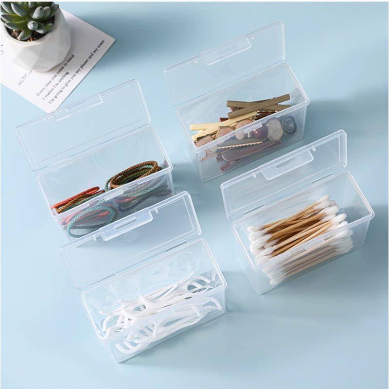 6 Pcs Transparent Plastic Playing Card Case, Deck Box, Storage Box (Style A) image number 4