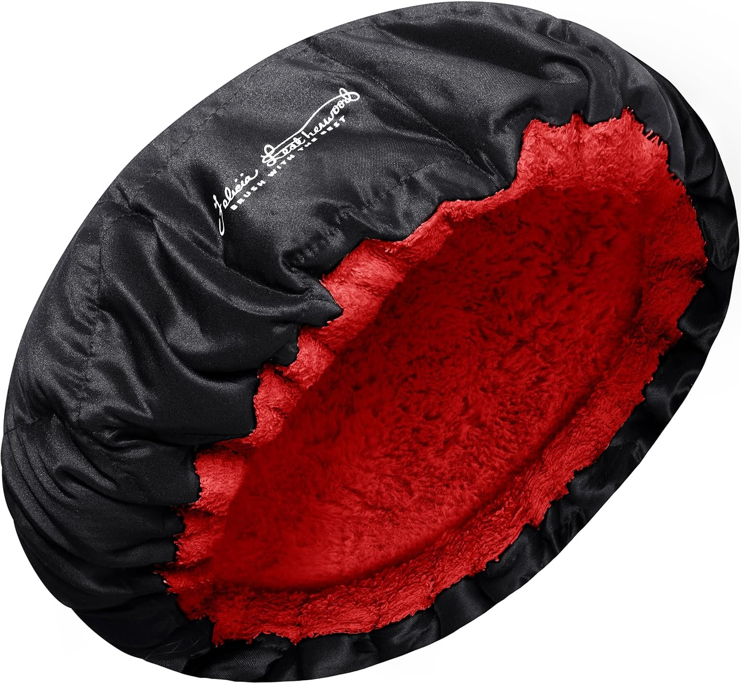 Heat Cap for Deep Conditioning & Oil Treatments - Cordless Microwaveable Heating Cap for Natural, Kinky, Curly, Wavy, 4C, Straight Hair - Flaxseed Bonnet Retains Heat for 20-30 Min - Purple