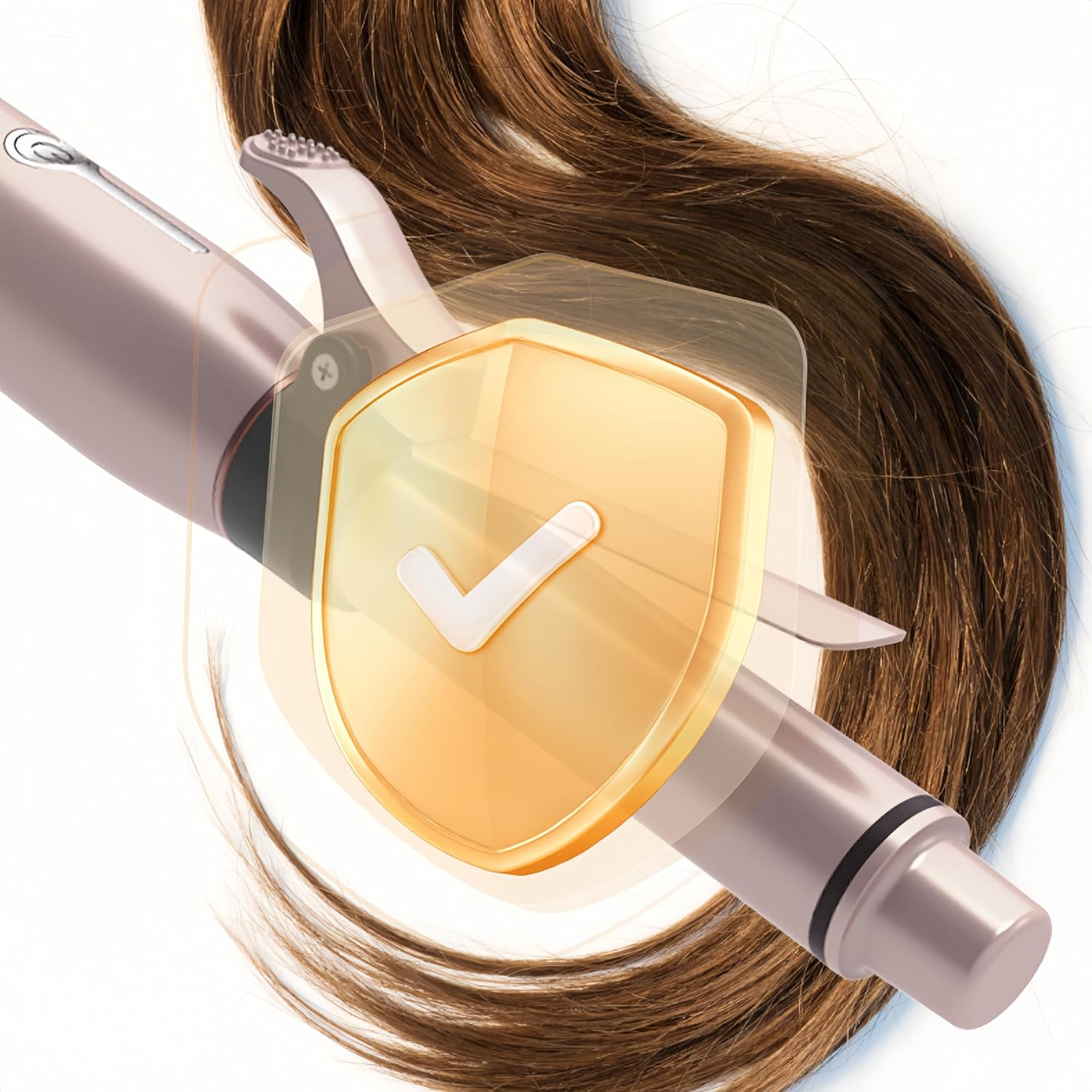 USB Rechargeable 2-In-1 Ceramic Curling Wand, Flat Iron and Curler - Mini Travel Size with 3 Temperature Settings for Short Hair Styling image number 1