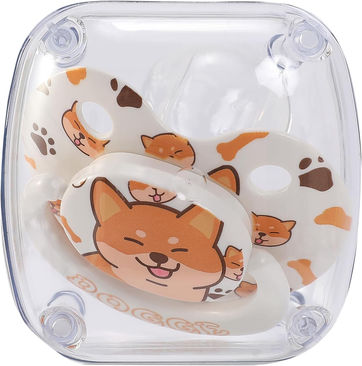 Adult Sized Pacifier Large Shield Binky Butterfly Shaped Cute Printed Paci image number 1