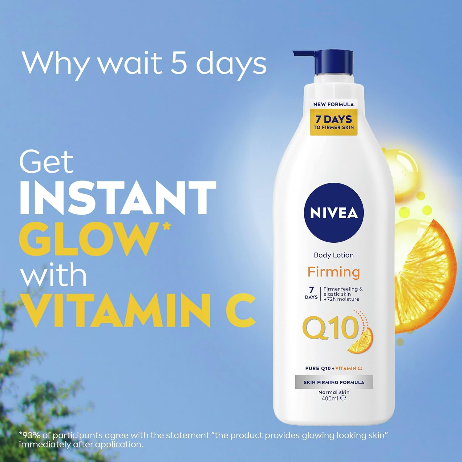 NIVEA Q10 Firming Body Lotion 400Ml (Pack of 2) image number 3