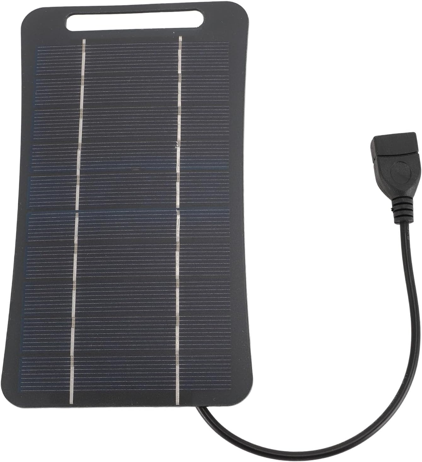Mini Solar Panel, 5V 5W USB Solar Panel Charger for for Cell Phone Charging, Small USB Fan, Night Light, Water Pump, High Efficiency Monocrystalline Silicon Solar Panel For - White image number 7