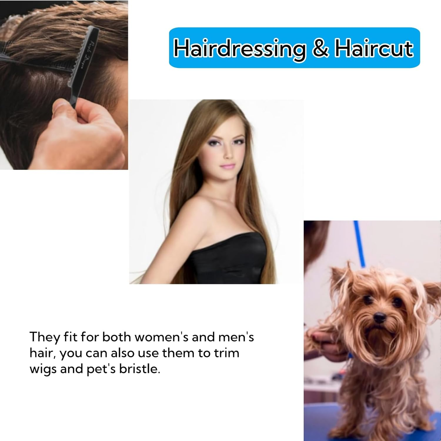 Suytvenxau Hair Styling Thinning Razor Set &ndash; Cutting Texturizing Razors for Salon Home with Replacement Cutter Kit for Layered Styles and Hairline Shaping image number 5