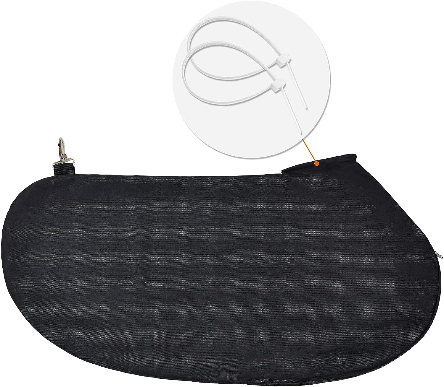 Surblue Replacement Collection Dump Bag for Ultra Blower Rake and Vacuum Leaf Blowers, Black, 2 PCS