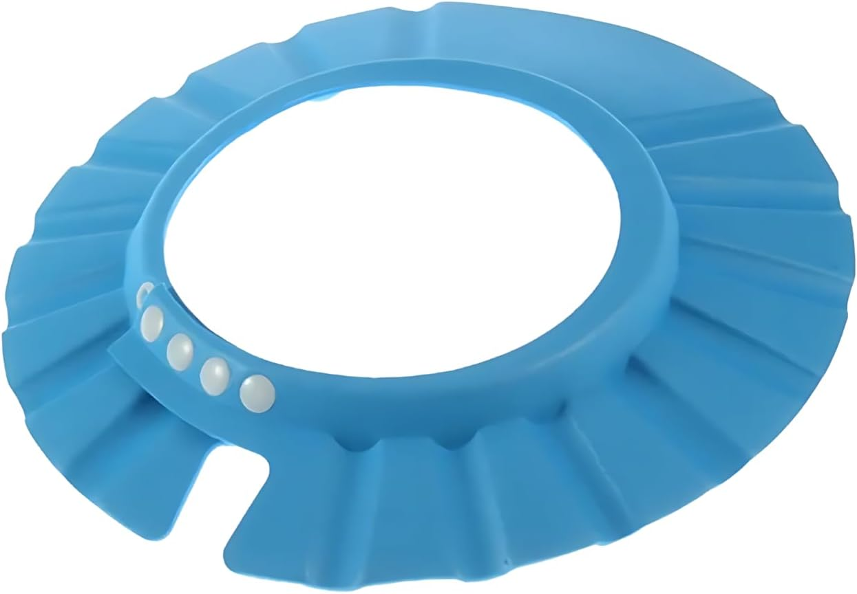 EZONEDEAL Adjustable Safe Soft Bathing Baby Shower Hair Wash Cap for Children, Baby Bath Cap Shower Protection Shield for Eyes and Ear Care, Bathing Baby Bath Cap, Adjustable Visor Hat for Toddler, Baby, Kids, Children, Shampoo Shower Bathing Protection Bath Cap (Yellow)