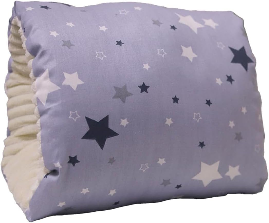 Breastfeeding Arm Pillow Removable Cozy Cradle for Bottle Feeding, Head Support Nursing Cushion Thickened. (Gray)