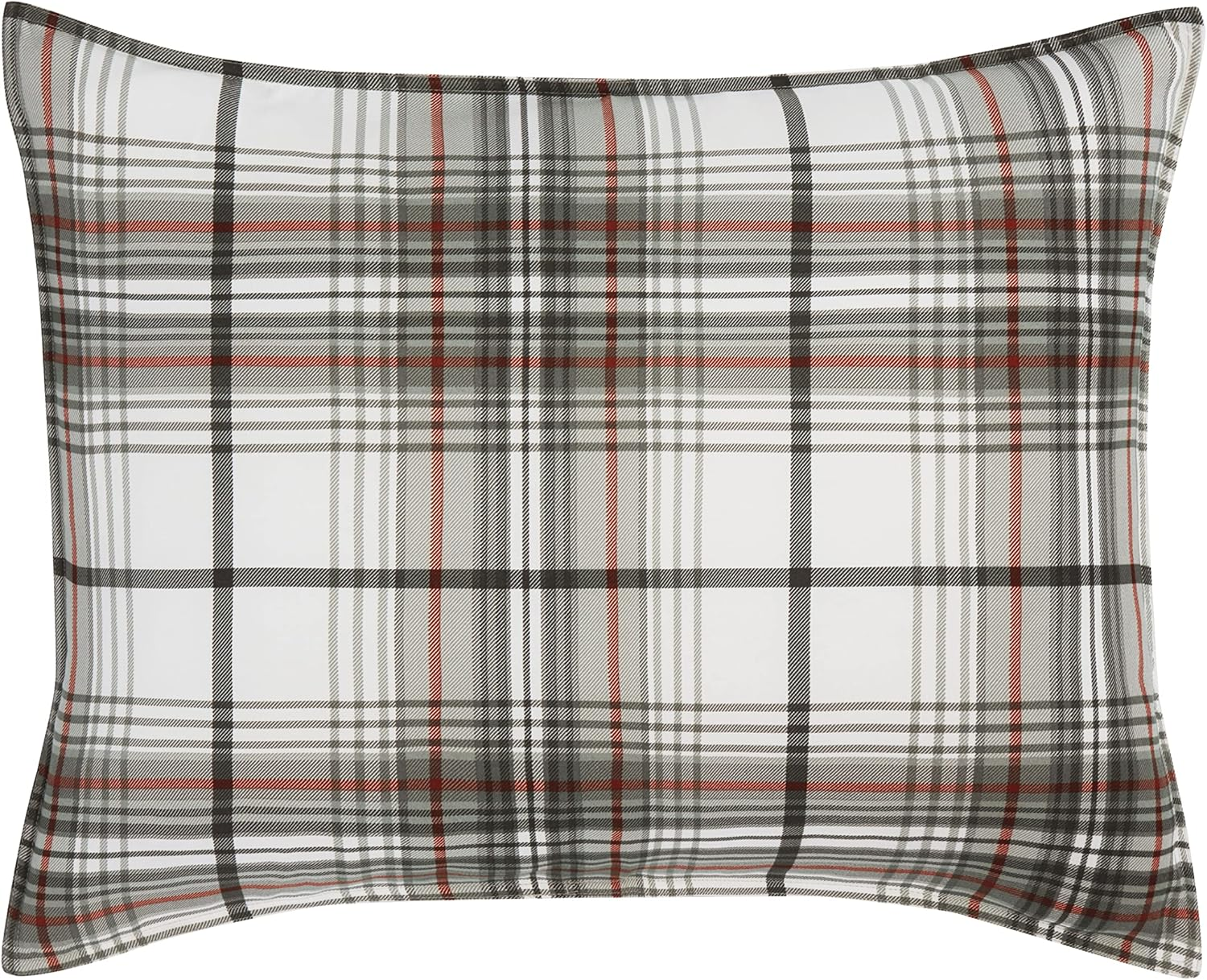 Eddie Bauer Alder Plaid Duvet Cover Set, King, Charcoal image number 3