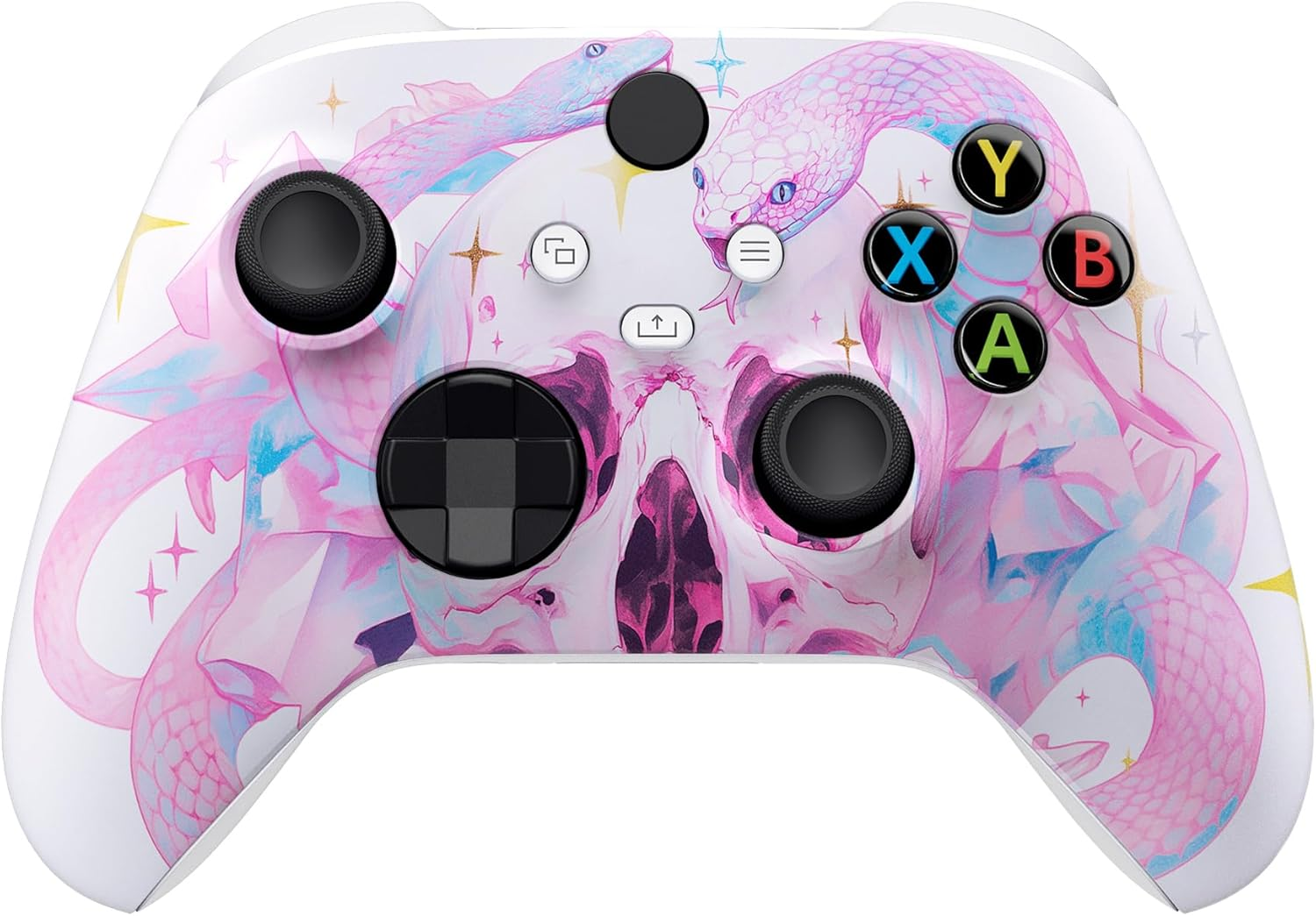 Extremerate Replacement Shell for Xbox Series X|S Controller - Unleash Your Style - Donut Odyssey Custom Acessories Skin Front Housing Cover for Xbox Core Controller Wireless[Control Without]