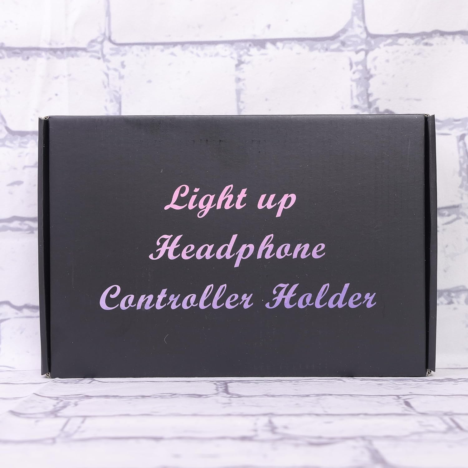 Light up Headphone Controller Holder, 16 Colors 3D LED Lights Gamepad Headset Stand, Game Controller Hanger for All Universal Gaming PC Accessories image number 1