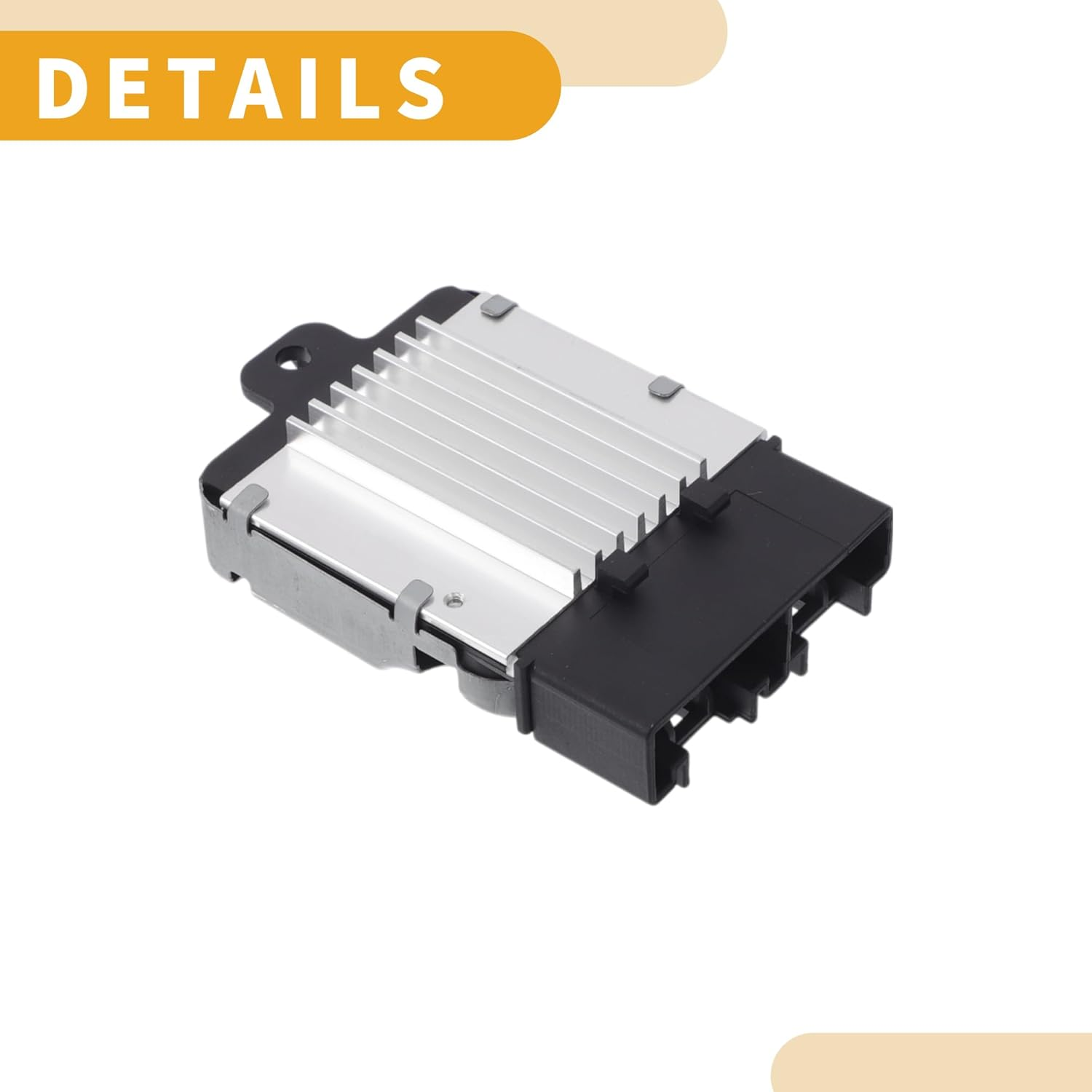 X AUTOHAUX HVAC Blower Motor Resistor Heater Blower Resistor No.8716522050/Ru454/Ja1669/Ru1147/Ru454/8716522040 for Lexus LS400 1998-1999 Plastic Metal 1 Pcs image number 3