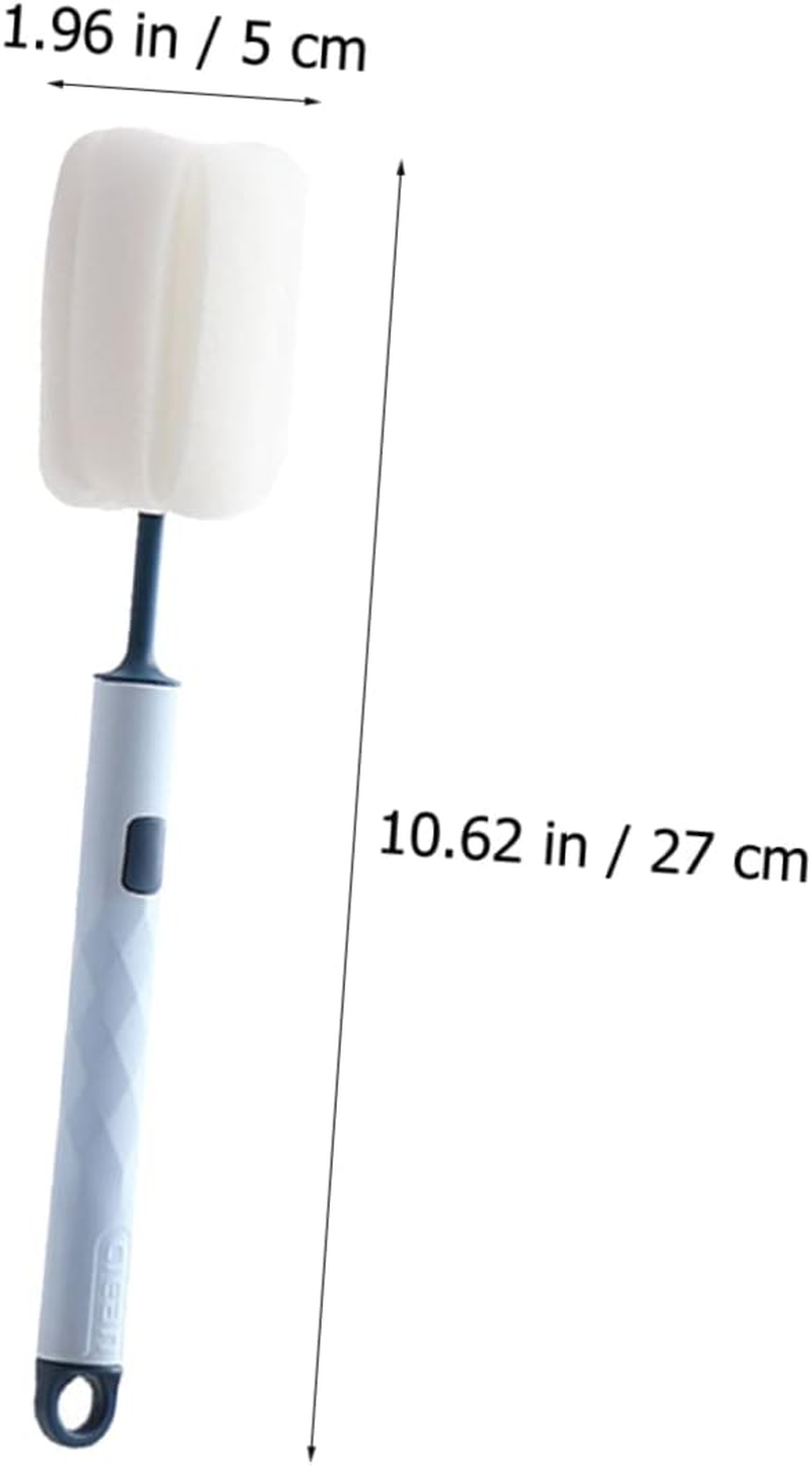 Healvian 1Set Detachable Sponge Bottle Cleaning Brush Practical Cup Brush for Cleaning of Bottles and Cups for Stain Removal Multi-Use Brush for Home and Kitchen image number 2