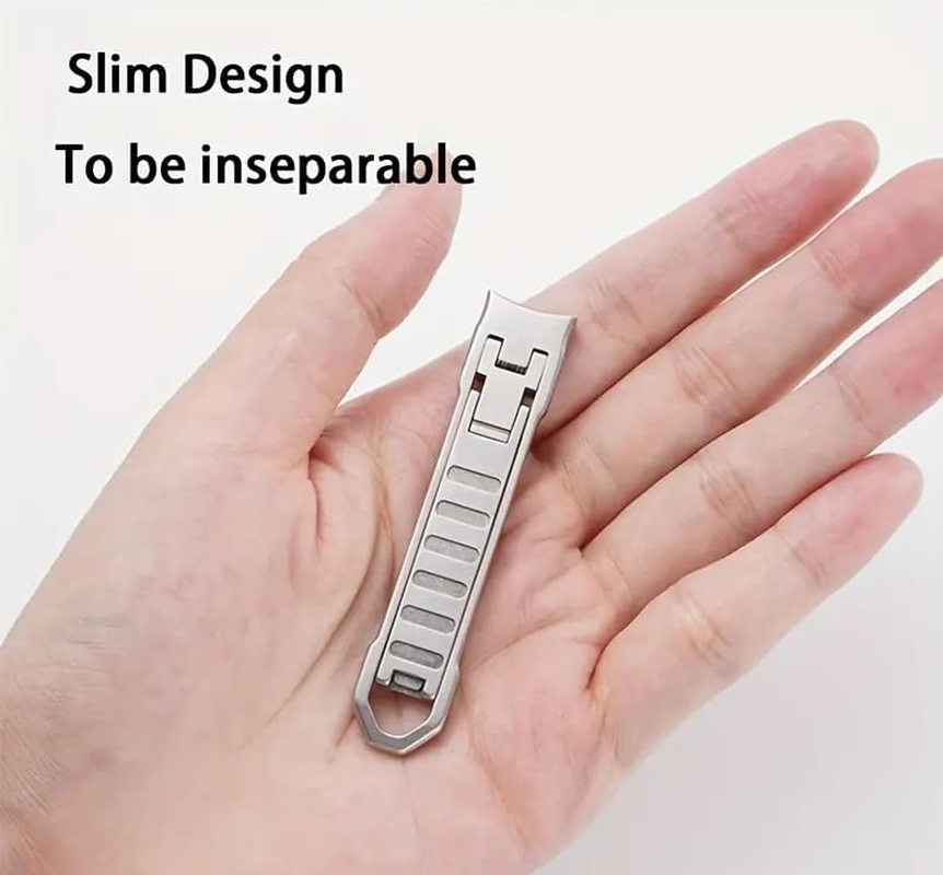 German Precision Nail Clipper with File - Stainless Steel, Ultra Thin, Superior Durability, Patented Design & Lock Mechanism image number 6