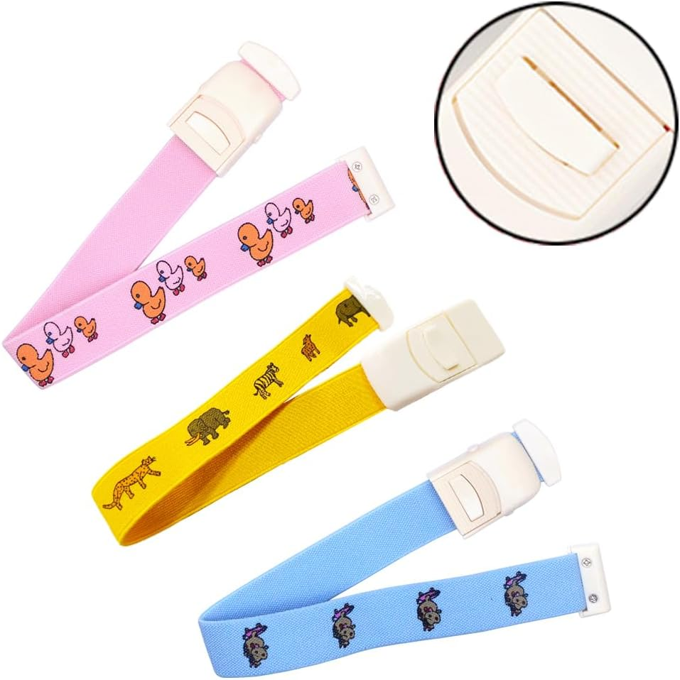 SEIWEI 1 / 3Pcs Loop Tourniquet, Yellow/Blue/Pink Tourniquet Quick Release for Nurses, Doctors and Phlebotomists image number 4