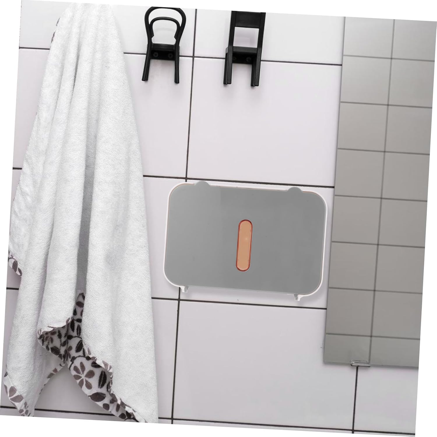 Angoily Bathroom Storage Touchless Paper Towel Dispenser Wall-Mounted Tissue Box Large Capacity image number 4
