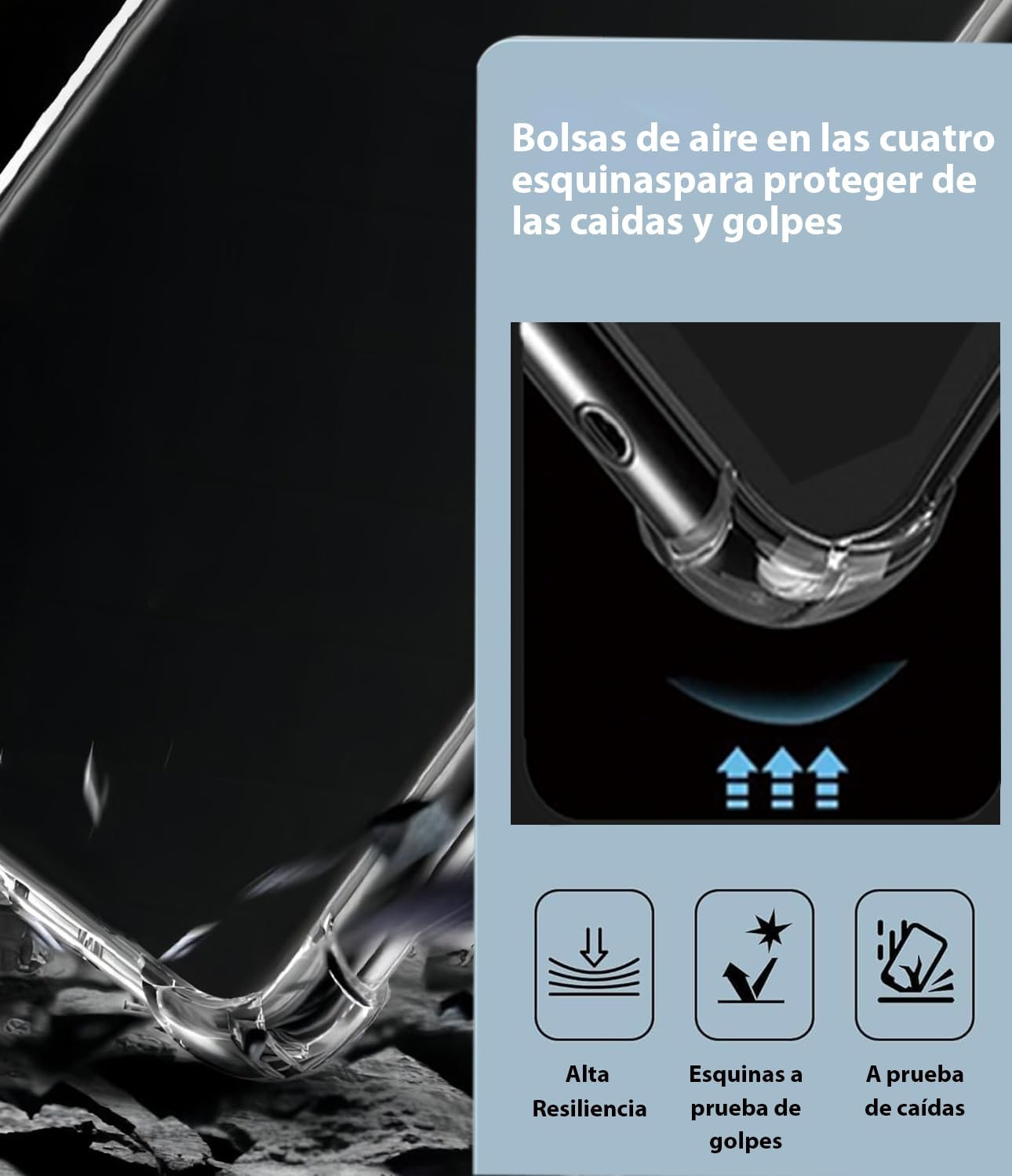 USTIYA Case for Motorola Moto Edge 30 Fusion Clear TPU Four Corners Protective Cover Transparent Soft image number 5