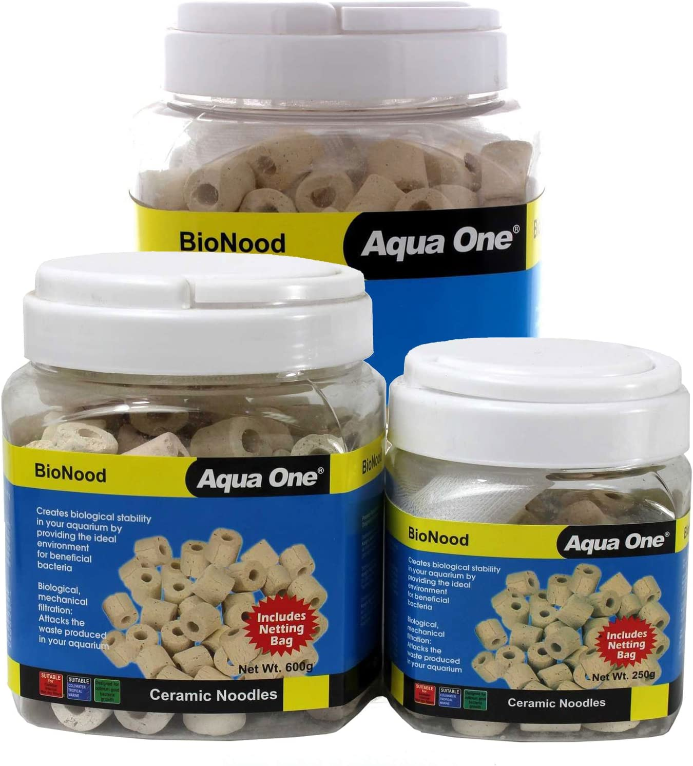 Aquarium Bionood Biological Stabiliser 250G Fish Tank Treatment 10434 Aqua One image number 1