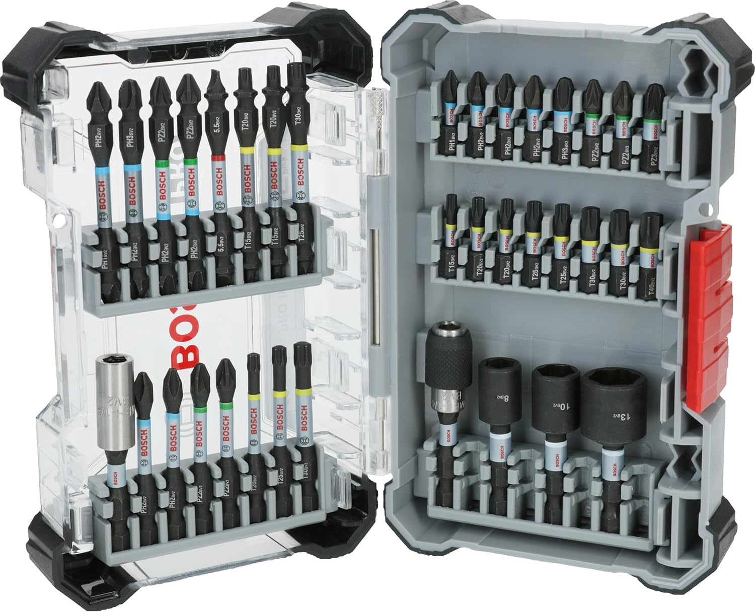 Bosch 35X PRO Impact Mixed Set, 35-Piece (For Concrete, Soft Tiles, 200 X 107 Mm, Professional Accessories Screwdriver, Screwdriver) image number 3