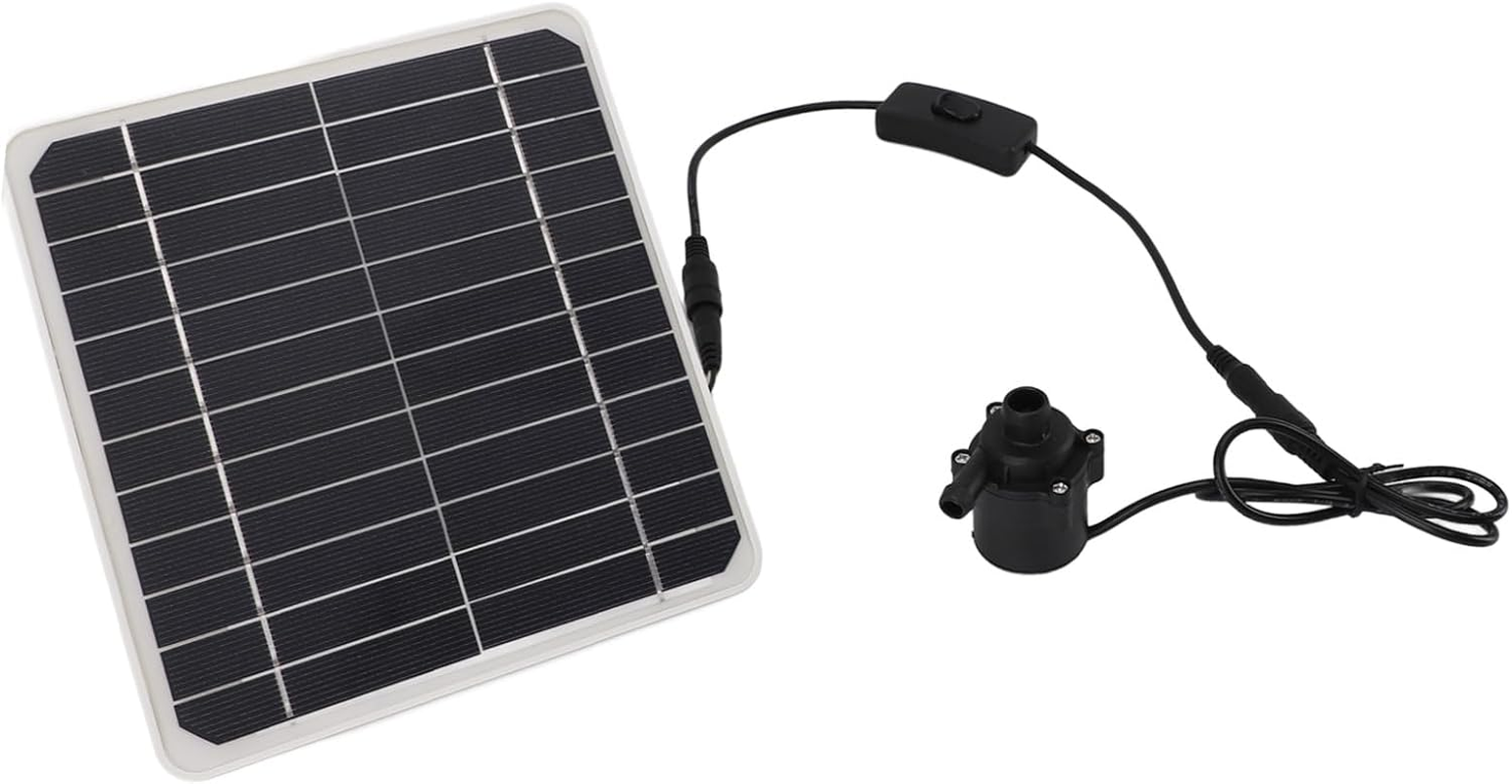 High-Power 50W Solar Fountain Kit with Unique Design for Efficient Water Output, Suitable for Bird Bathing Fish Tanks, ABS Material image number 5