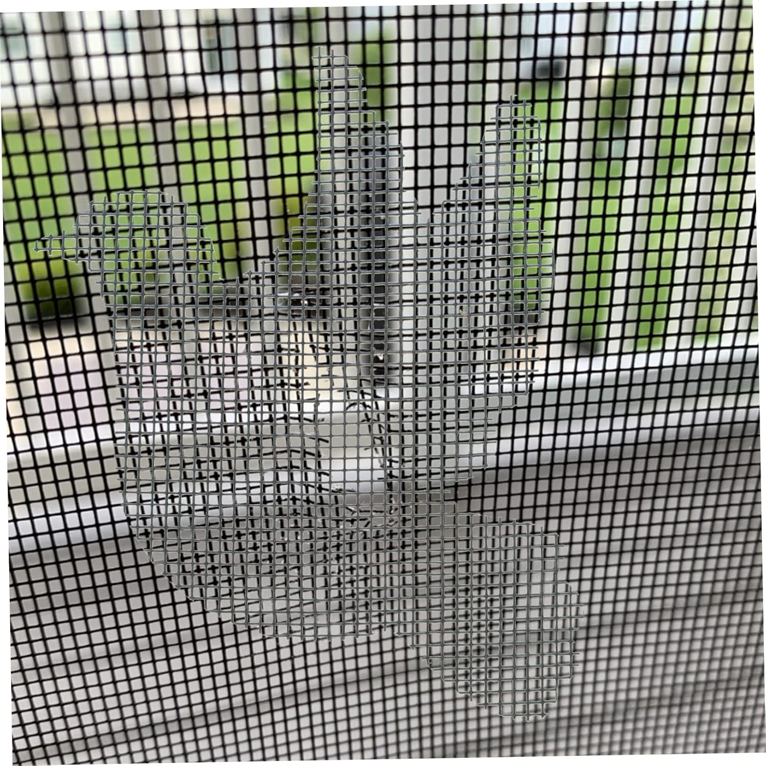 10Pcs Screen Repair Patch Kit Self-Adhesive Mesh Tape for Window and Door Screen Hole Repair for Small Hole Fixing image number 2