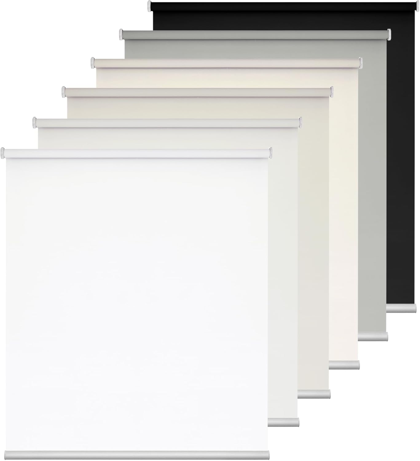 Tuiss Blinds Online Australia | Custom Blockout Roller Blind - Any Size 60-210Cm W X 150-210Cm H, 6 Colour Choices (Cloud, 120Cm X 150Cm)