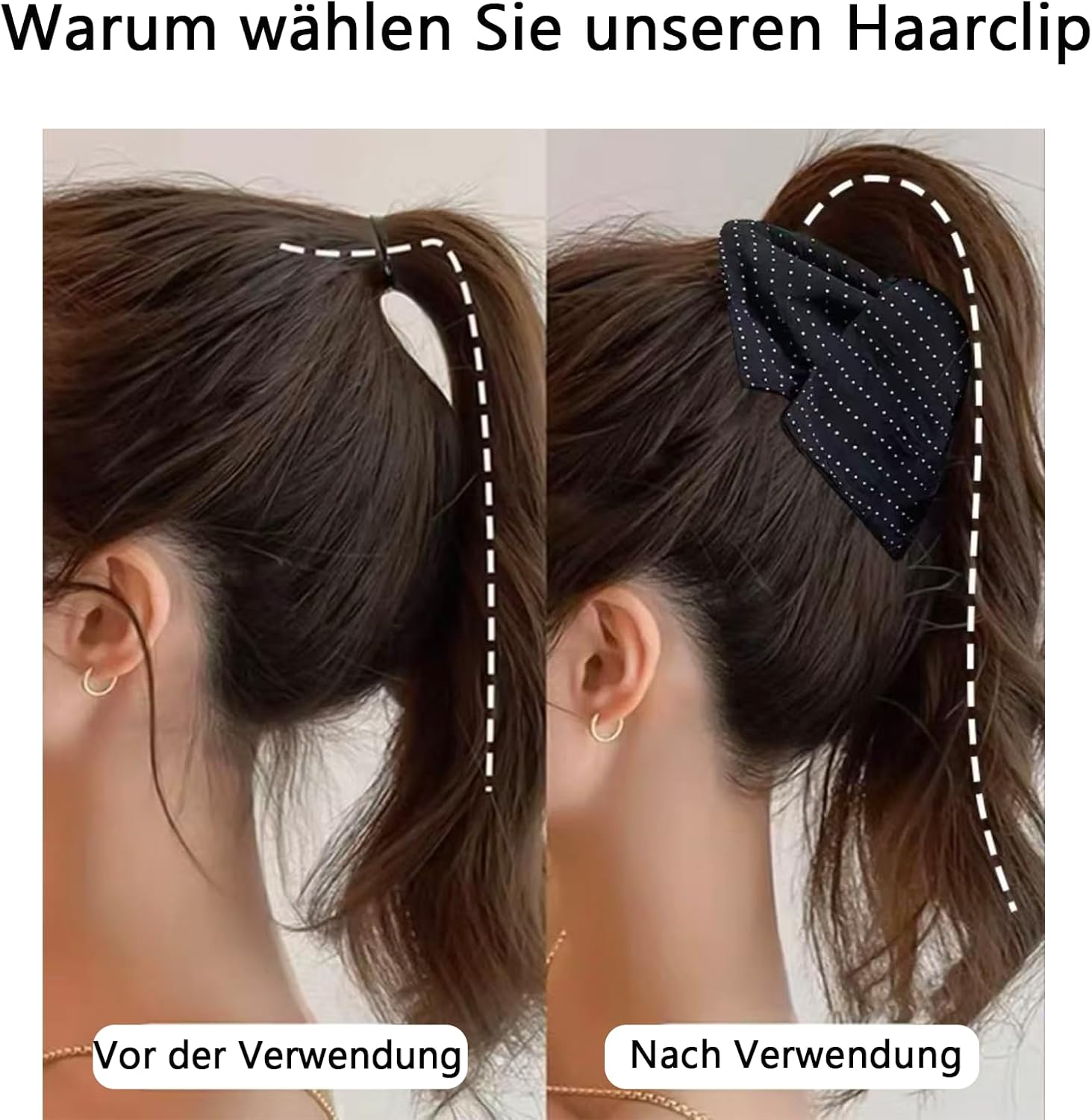 MIUPOO Large Hair Clips, Claw Clips for Long Hair, Fashionable Hair Clips, Non-Slip Hair Clip, French Hair Clips, Women'S Thick Hair, Pack of 1, Black image number 1