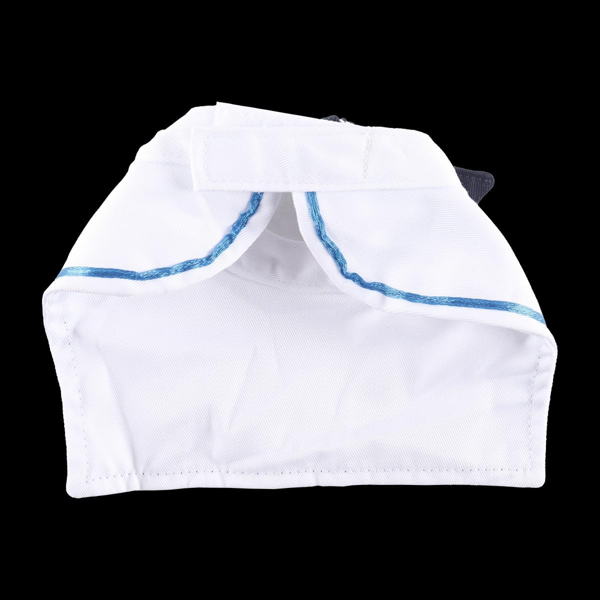 Gorise Adjustable Pet Sailor Outfit for Cats and Dogs &ndash; Navy Collar Maritime Cape, Cute Sailor Costume image number 6