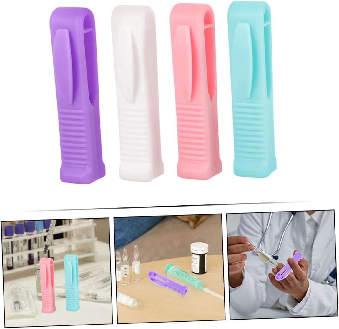 Alipis 4Pcs Ampoule Bottle Opener Professional Vial Ampule Bottle Cutting Tool Ampule Breaker Groove Design Vial Breaker Portable Vial Breaker Wine Opener Plastic Nurse Mini Accessories image number 4