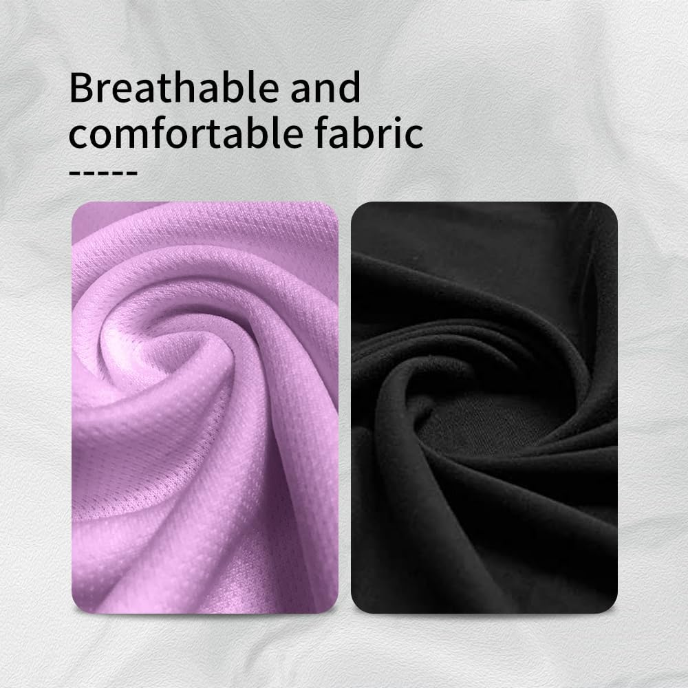 Bluetooth Headphones Headband Eye Mask Wireless Bluetooth Sleep Mask for Side Sleepers Velcro Adjustable Bluetooth 5.3 Speaker Microphones Airplane Travel Light Blocking Music Eye Cover, Purple image number 2