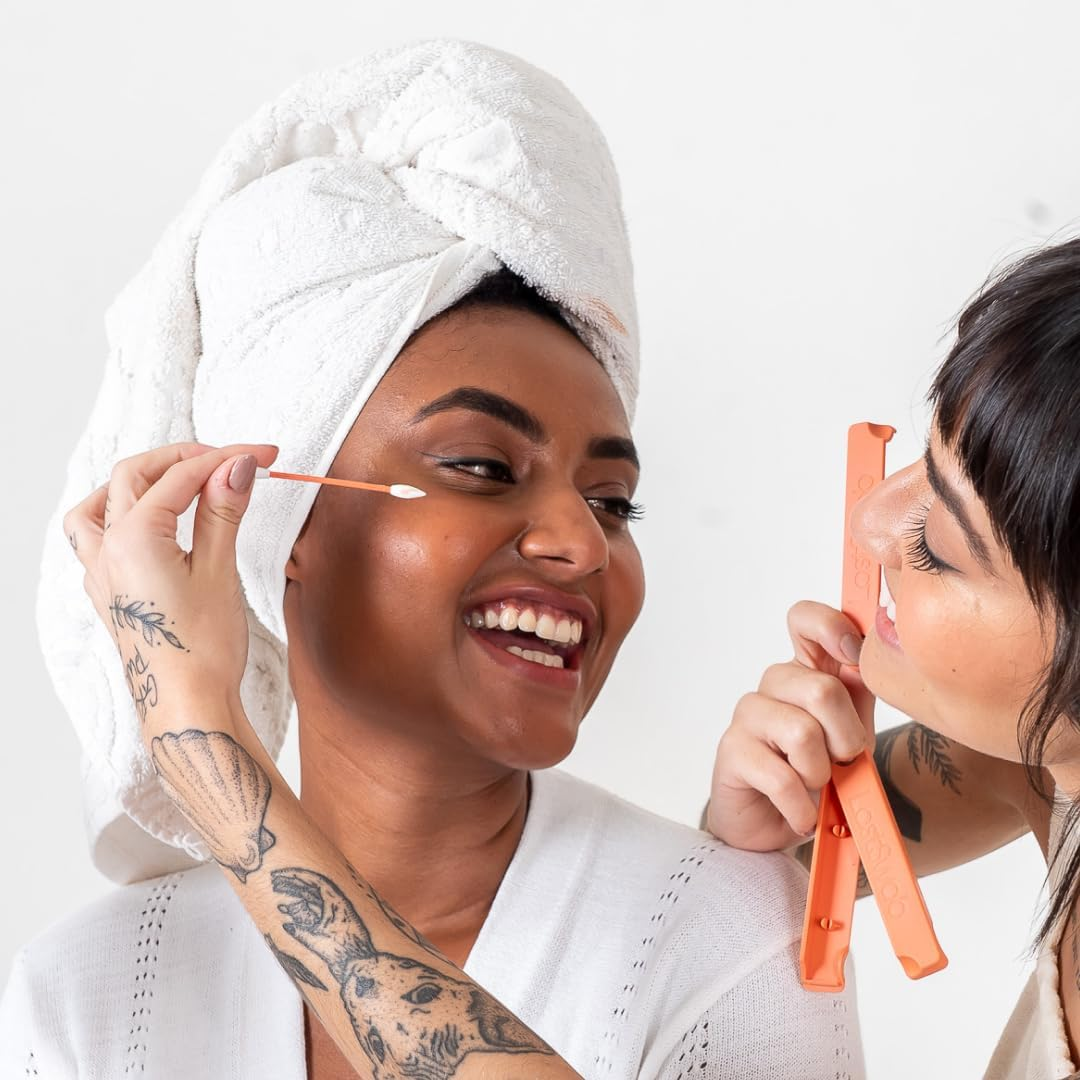 Lastswab&reg; Reusable Cotton Swabs for Gentle and Eco-Friendly Beauty Routines - the Sustainable Alternative to Single-Use Q Tips - Zero Waste & Easy to Clean - Comes with a Convenient Travel Case Holder