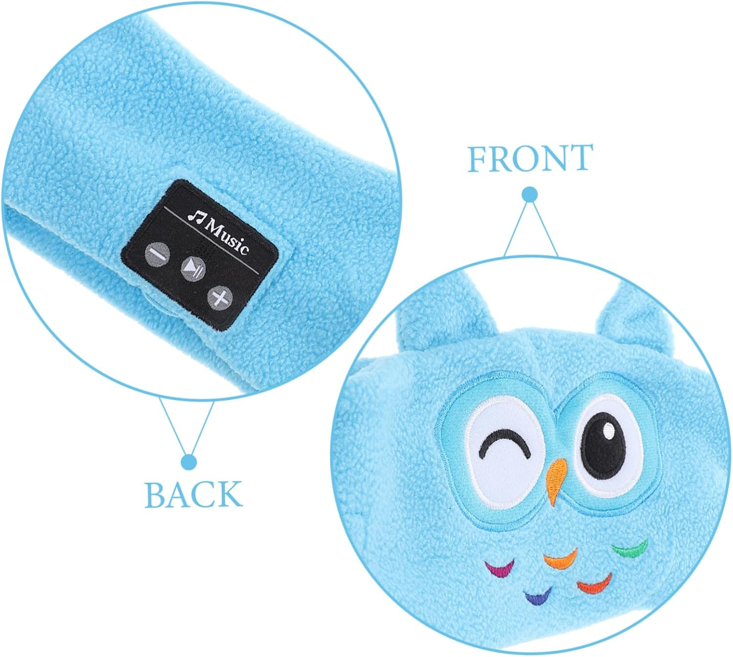 Housoutil Sensory Friendly Headphones for Comfortable over Ear Earphones Earhook Design Safe for Active for Daily Use and Music Enjoyment