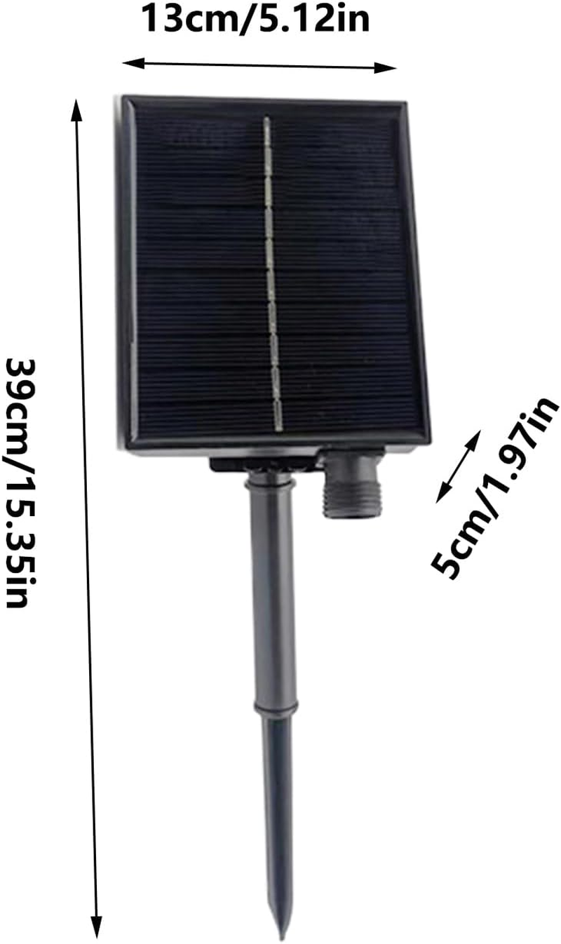 Solar Panel with Plug Outlet | Portable 31V Waterproof Remote USB String Lights Solar Panel, Tools & Home Improvement for Patio Yard Farm Garden Shed Pathway Camping image number 3