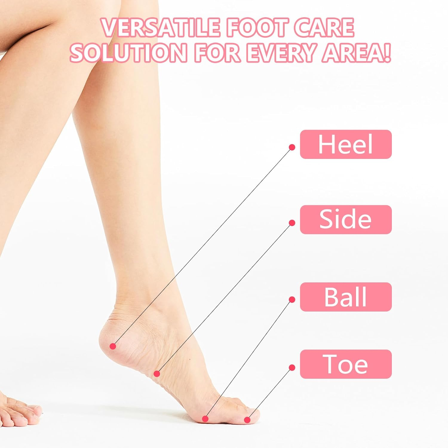 2 Pcs Foot Files Callus Remover Stainless Steel Foot Rasp and Dual Sided Foot File for Pedicure to Removes Hard Skin Corns for Dry and Wet Feet image number 1