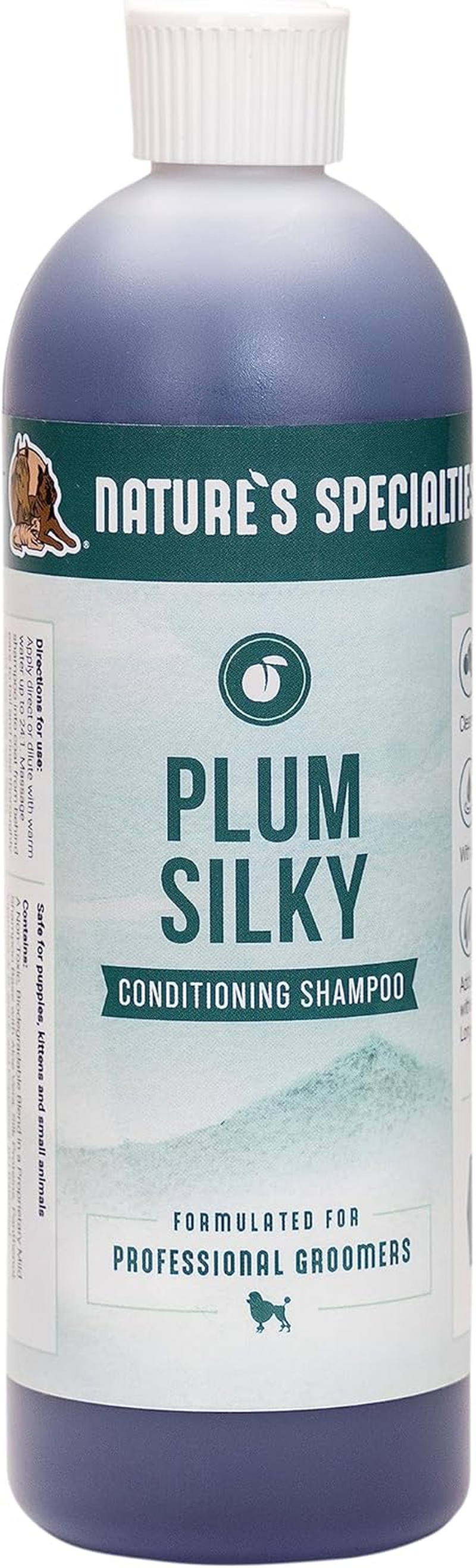 Nature'S Specialties Plum Silky Pet Shampoo 16-Ounce image number 5