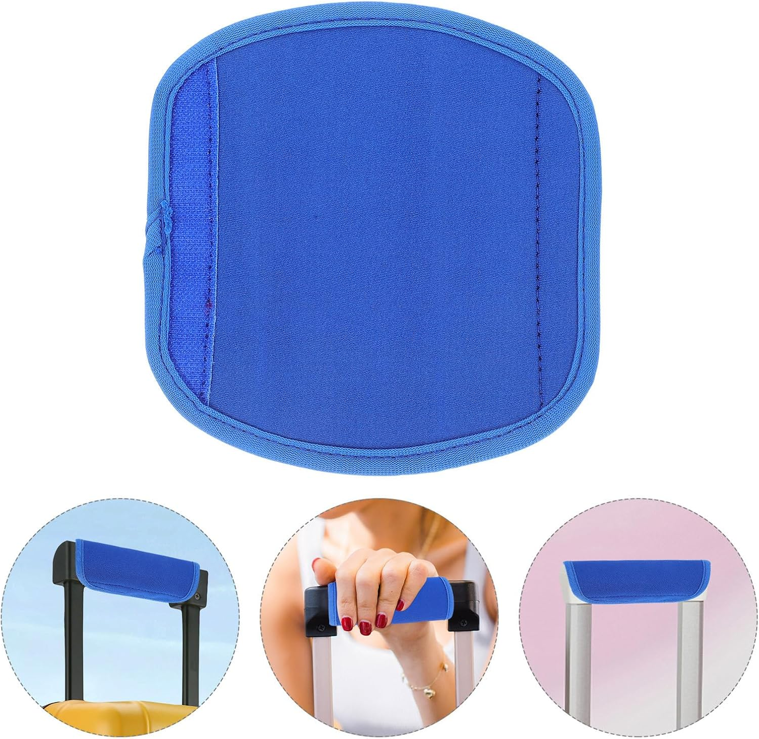 Hoement 5Pcs Luggage Handle Wrap Covers for Suitcases and Bags Wear-Resistant Protective Grips Comfortable Skin-Friendly Material Lightweight Travel Accessories for Easy Carrying image number 1