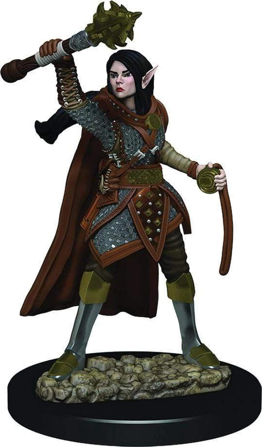 Dungeons & Dragons - Premium Elf Paladin Female Miniature