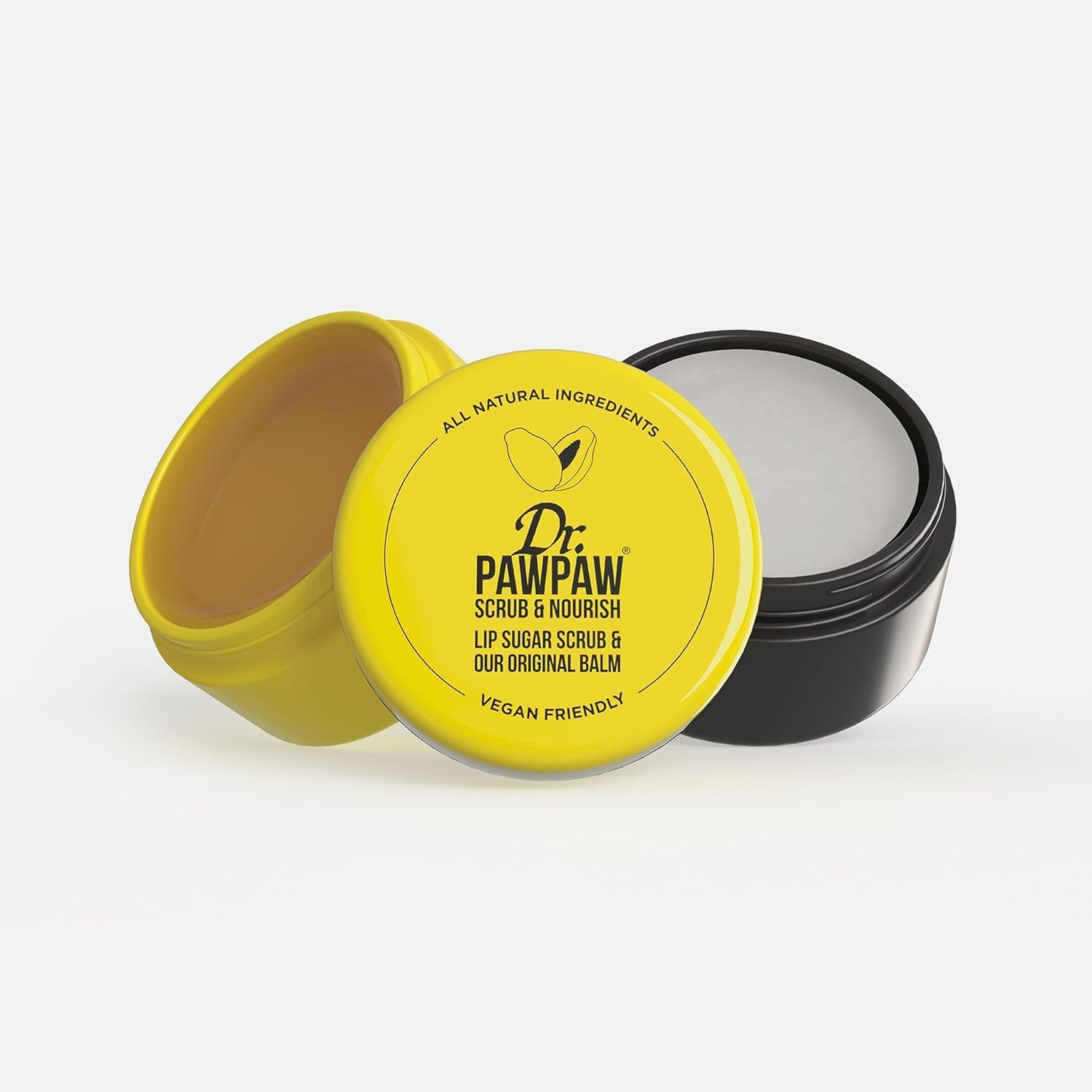 Dr.Pawpaw Lip Scrub & Nourish Duo Pot 16G image number 2