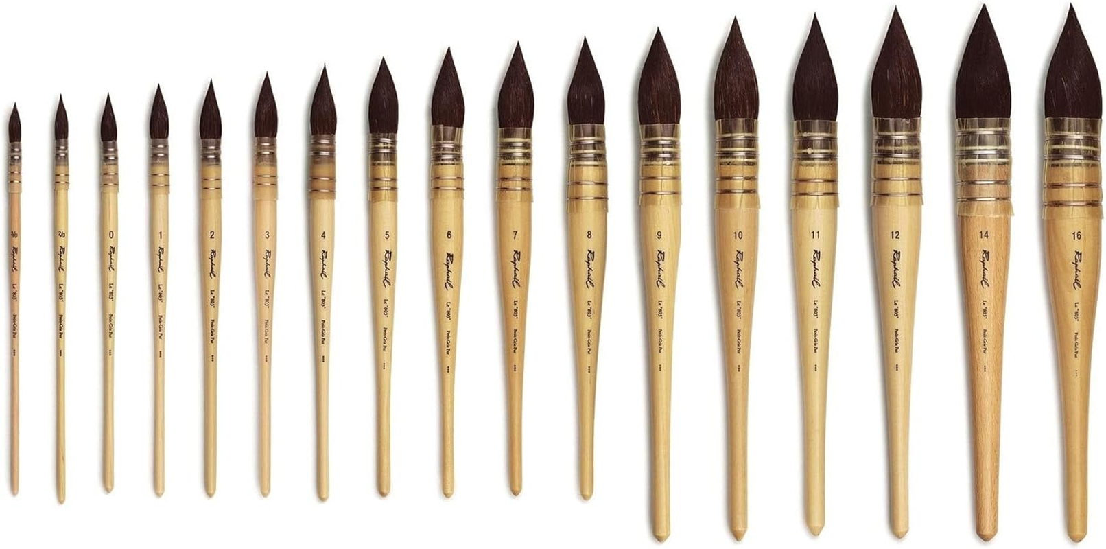 Raphael 803 Squirrel round Feather Brush No. 4 image number 2