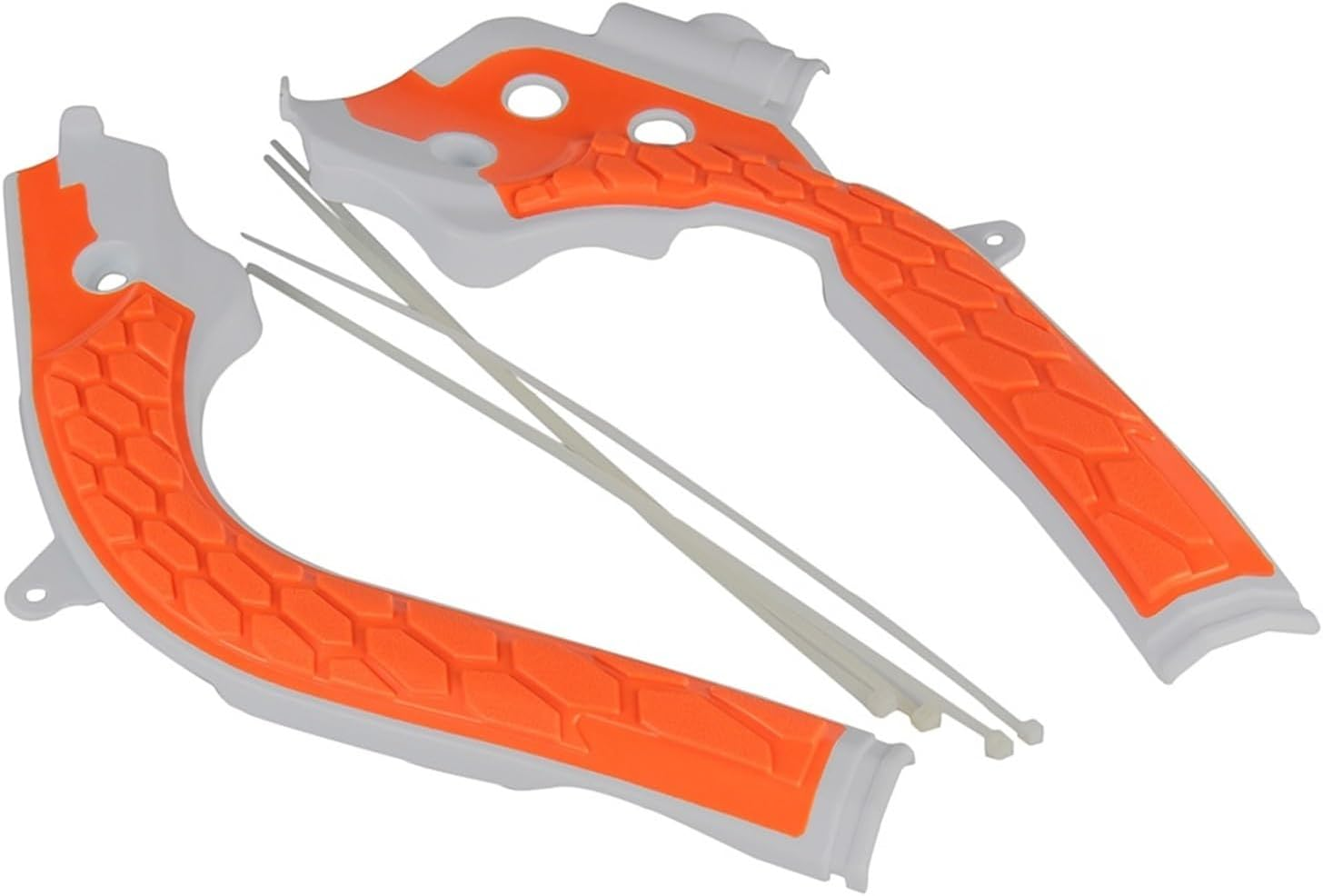 JNLZXDZSW Compatible with SX SXF XC XCF XCW EXC EXCF TE FE TX FX 125 150 250 300 350 450 Motorcycle Frame Guards Protection(Orange) image number 6
