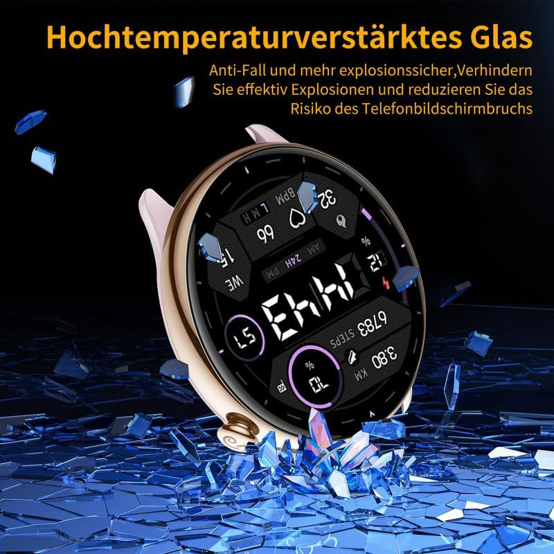 Pack of 2 Premium Tempered Glass Screen Protector for Amazfit GTR Mini HD Clear Protective Glass for Amazfit GTR Mini Tempered Glass Screen Protector image number 2