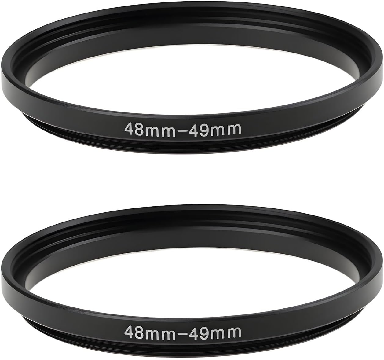 Create Idea 2PCS 48-49Mm Camera Lens Filter Step-Up Ring Adapter Allows 49Mm Filters and Hoods on 48Mm Thread image number 5