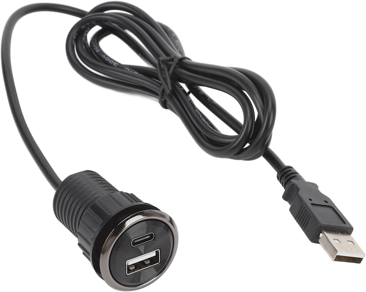 Desktop Power Grommet - Recessed Flush Mount Socket with USB Charging Ports, for Office Conference Tables, Desks, and Workstations to Keep Your Space Organized and Tidy