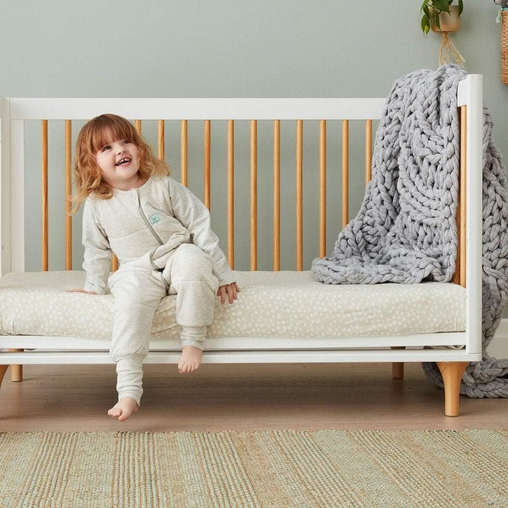 Ergopouch 3.5 TOG Sleep Onesie &ndash; 12&ndash;24 Months &ndash; Grey Marle Print &ndash; Organic Cotton Sleeping Bag Alternative for Infants and Toddlers. image number 4