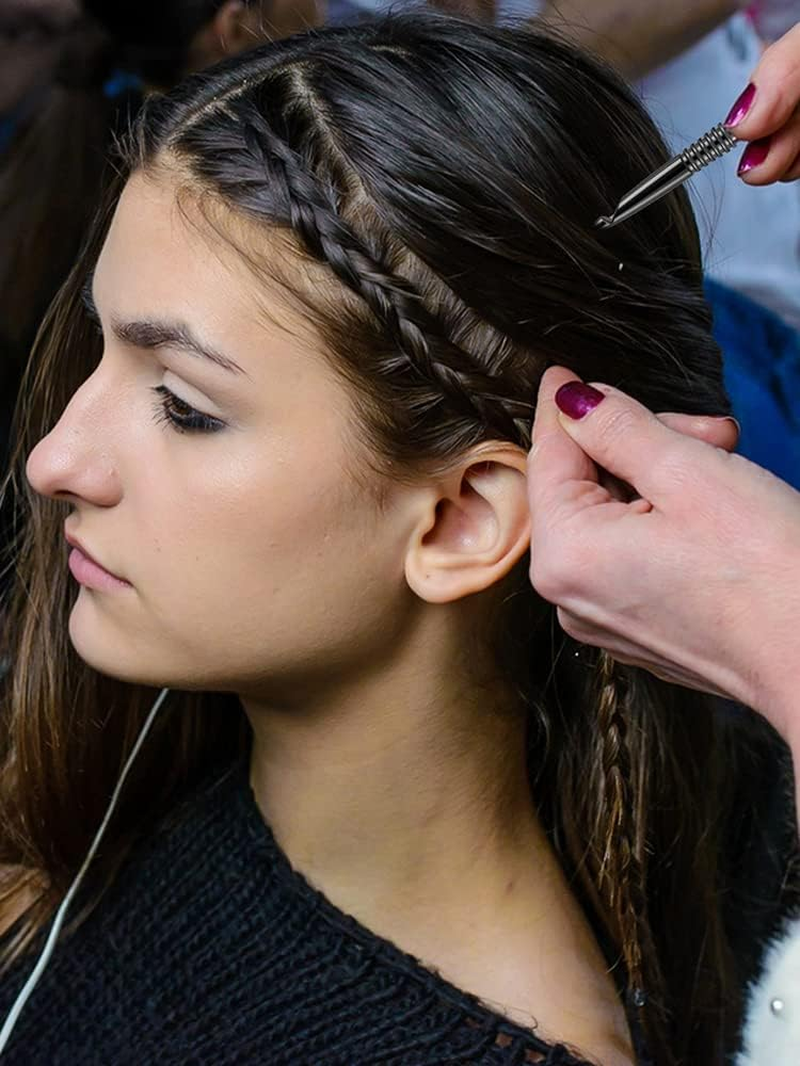 2Pcs Interlocking Tool for Locs Dual-Ended Dreadlock Crochet Needle Reusable Sisterlock Retightening Tool Practical Dreadlock Crochet Needle for Men Women image number 5