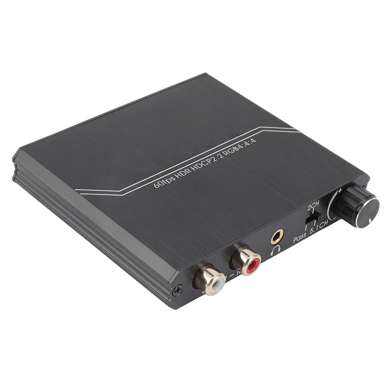 Audio Extractor 4K 60Hz, HD Multimedia Interface Audio Splitter with Volume Control, Sound Extractor for DVD Player, Network Player, Set Top Box, for PS2, for PS3, for PC Laptop image number 5