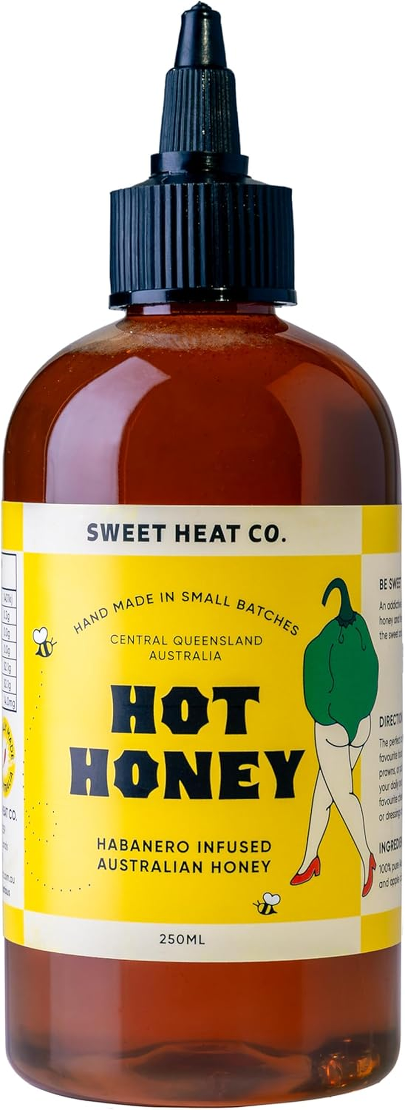 Sweet Heat Co. Hot Honey, Habanero Infused Honey, 250Ml, 405G