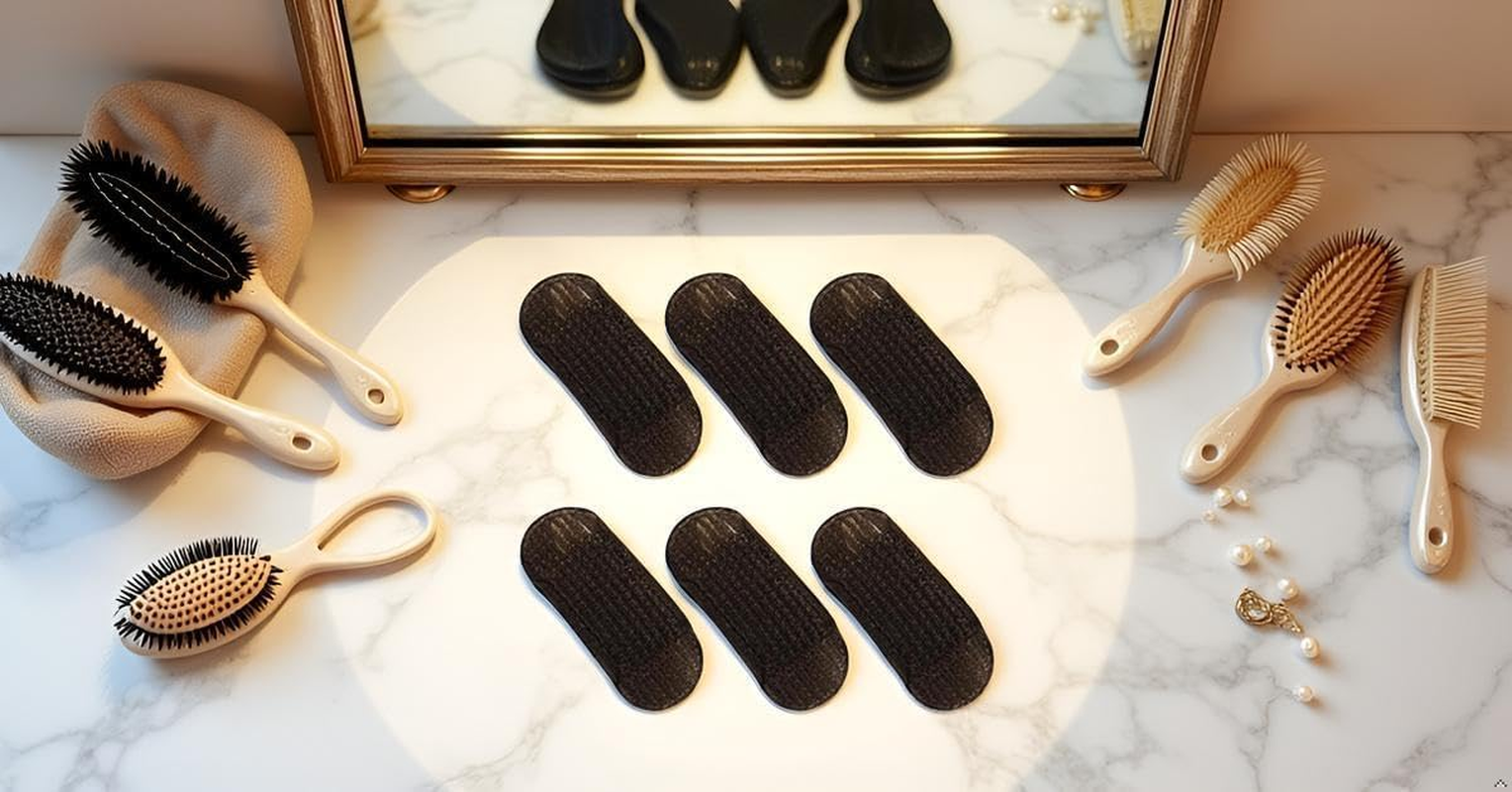 6PCS Sponge Volume Booster - Non-Slip Fluffy Base Inserts for Updos and Buns, Invisible Hair Thickening Pads for Thin (Home/Party/Wedding Styling Accessories) image number 6