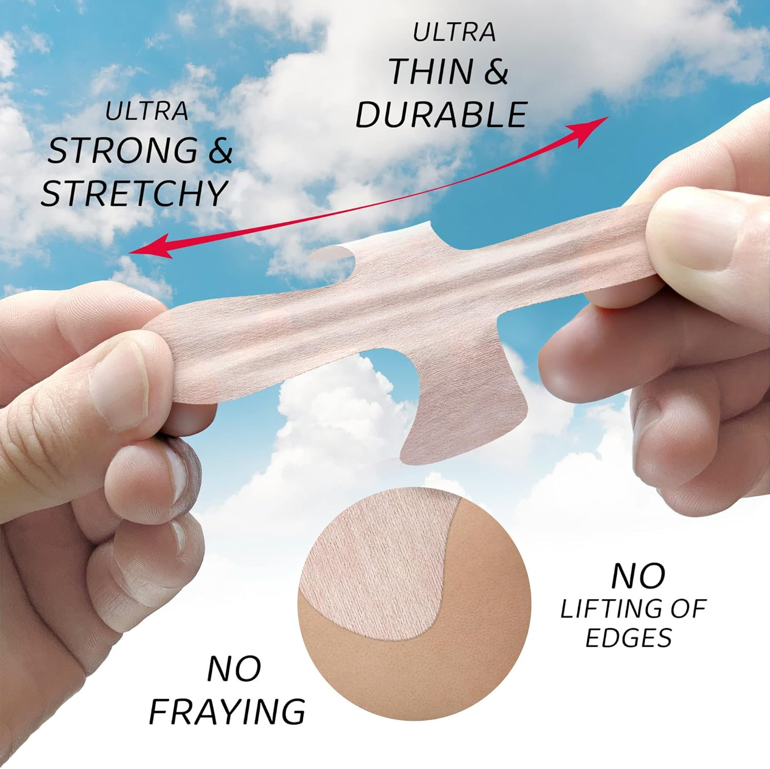 Not Just a Patch Freestyle Libre 2 Covers (20 Pack) - Thin, Strong and Light, Ultra-Long 14 Day Adhesion - Durable Lingo CGM & Libre 2 Sensor & Protector Patches - Air X-Mini Beige - Brown image number 3