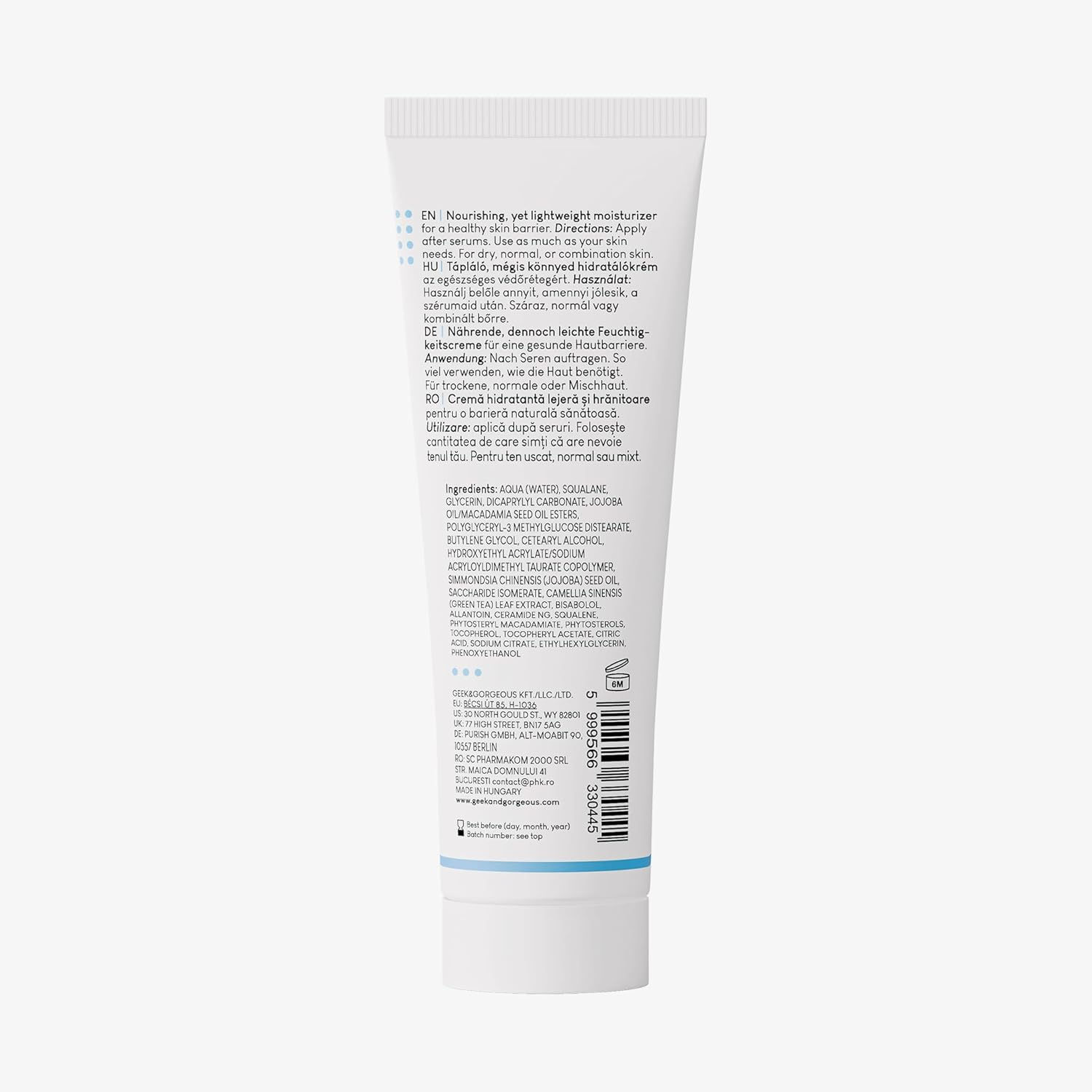 Geek & Gorgeous Happier Barrier - Nourishing Cream - Skin Cream for a Healthy Skin Barrier & Silky Soft Skin - for Dry, Normal and Combination Skin - 50 Ml Tube image number 2